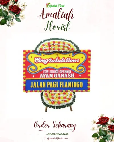 Bunga Papan Congratulation di Bedahan